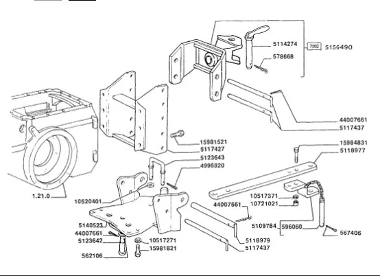 5118977 - Планка прямоугольная